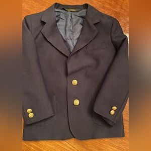 Dillard’s Class Club Boys Navy sports coat blazer size 5 EUC